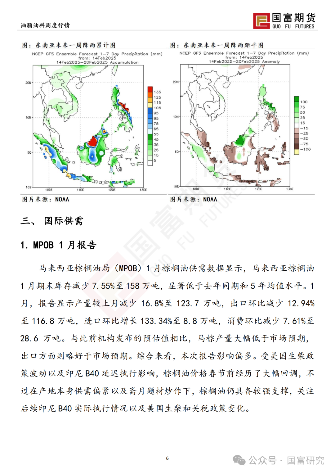 【国富棕榈油研究周报】MPOB 报告利多，棕榈油宽幅震荡